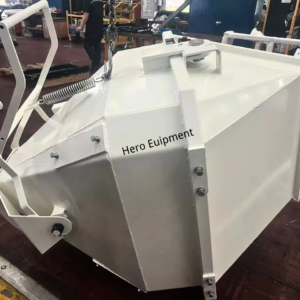 Cement kibble hopper used for tower crane construction material handling