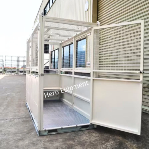 Tower crane first aid cage box for construction site emergency supplies
